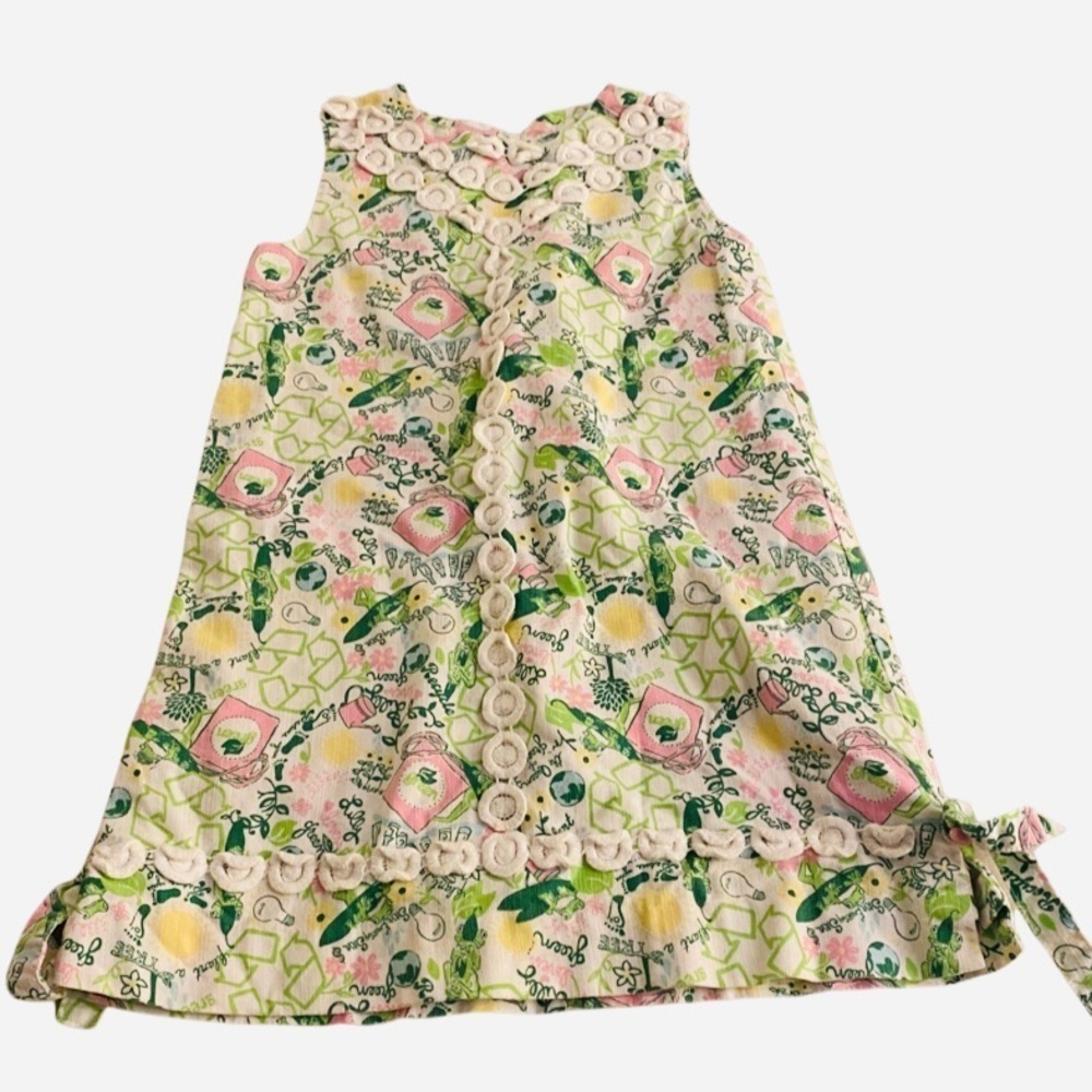 Rare Vintage Lilly Pulitzer Queen of Green Dress